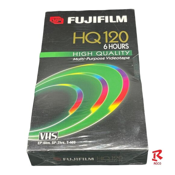 📼Fuji Film VHS Blank Video Tapes 6‎ hours HQ 120 High Quality📼 - Picture 2 of 7